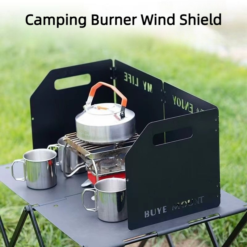 Camping Hiking Cooking - Pare-vent pour réchaud de camping, écran