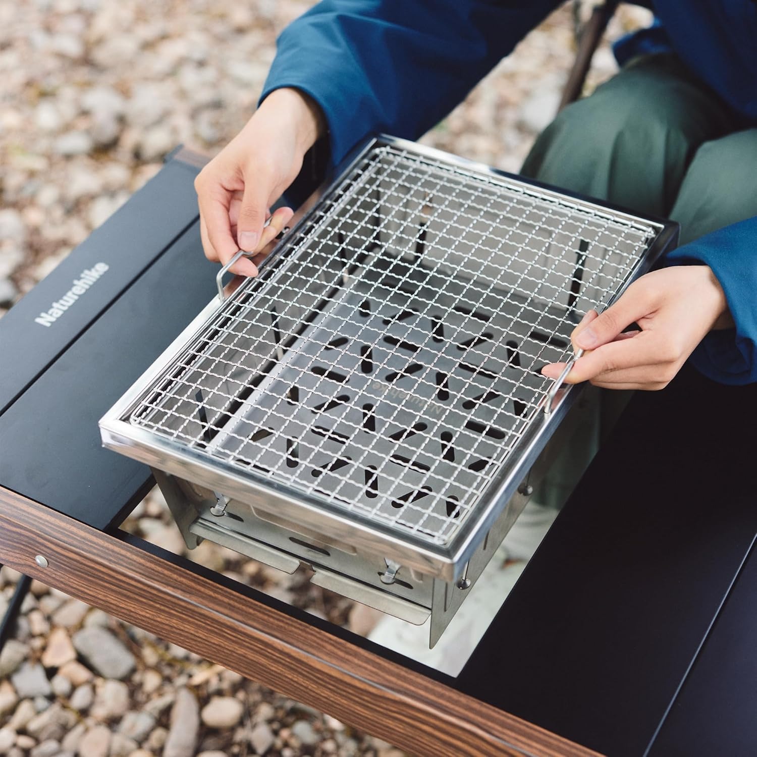 Naturerandonnée Camping gril à - Camping Cooking Table avis et prix