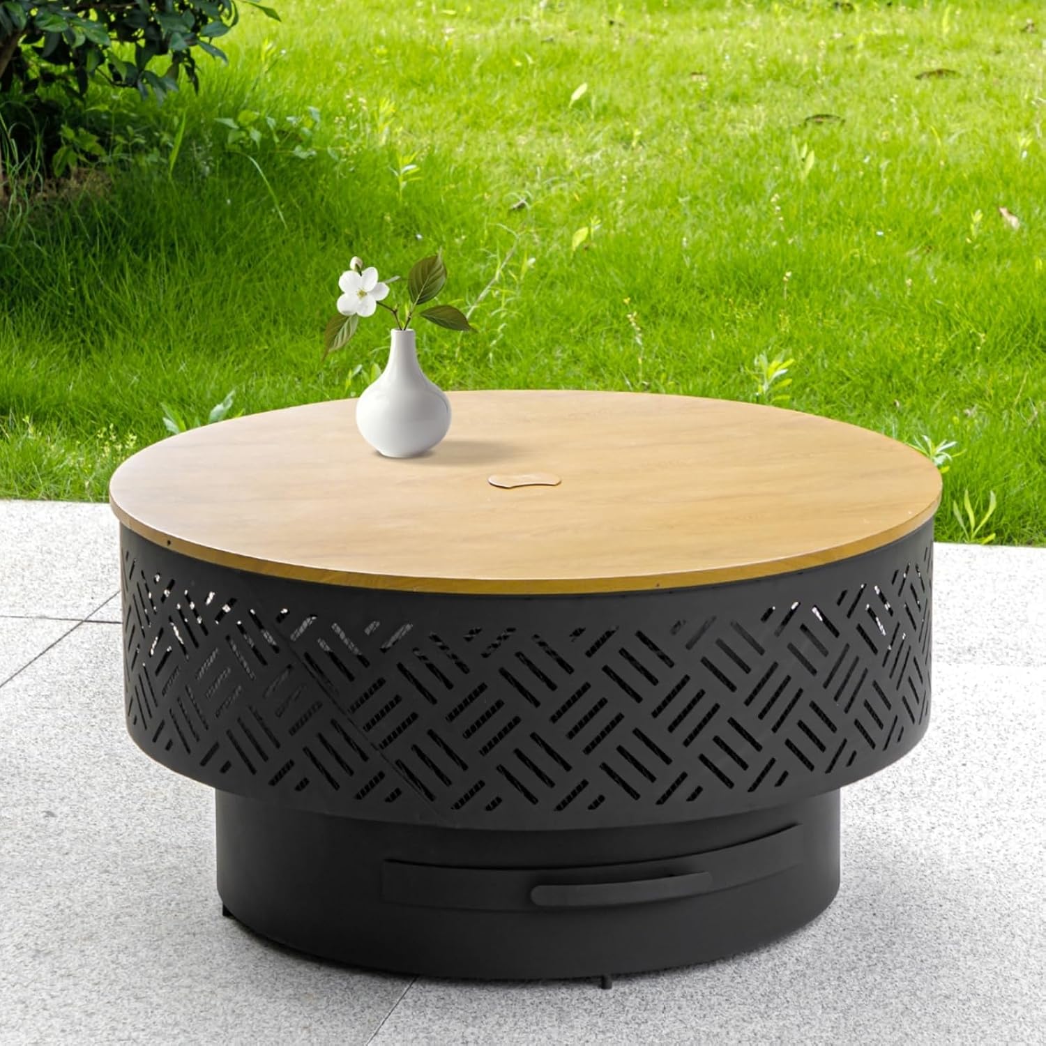 Table de foyer ronde en métal  - Camping Cooking Table avis et prix