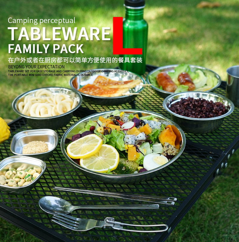 Ensemble de 22 assiettes de ca - Camping Cooking Dining Set avis et prix