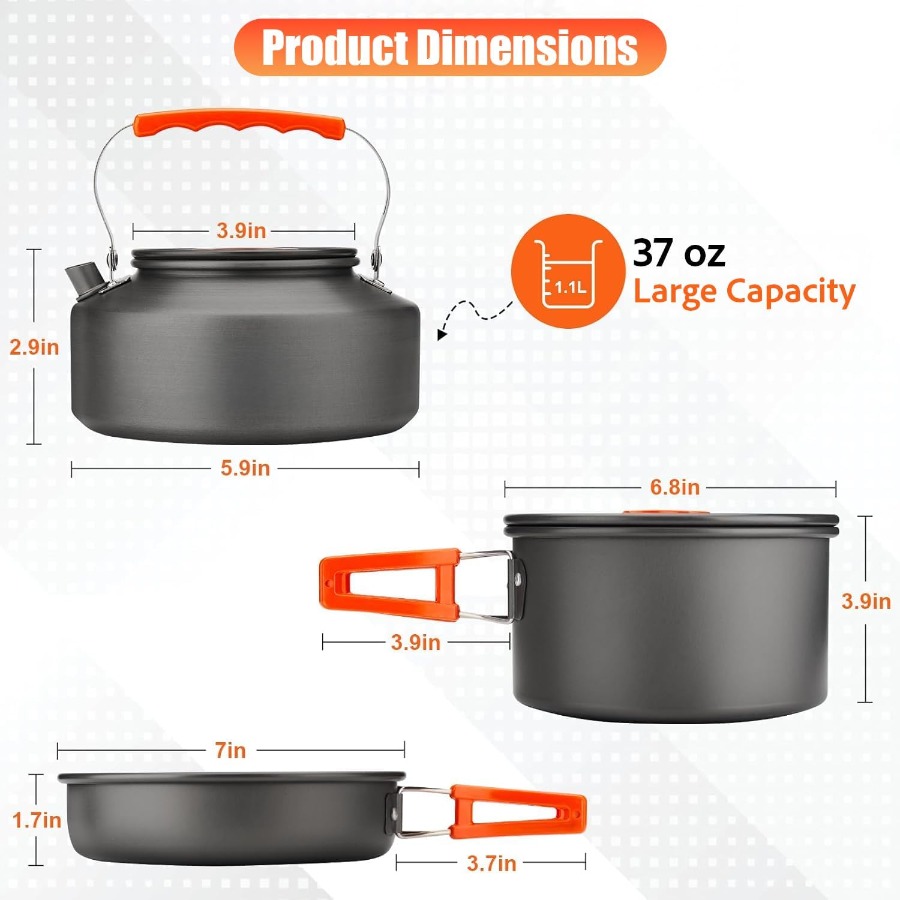 Ensemble de cuisine de camping - Camping Hiking Cooking avis et prix