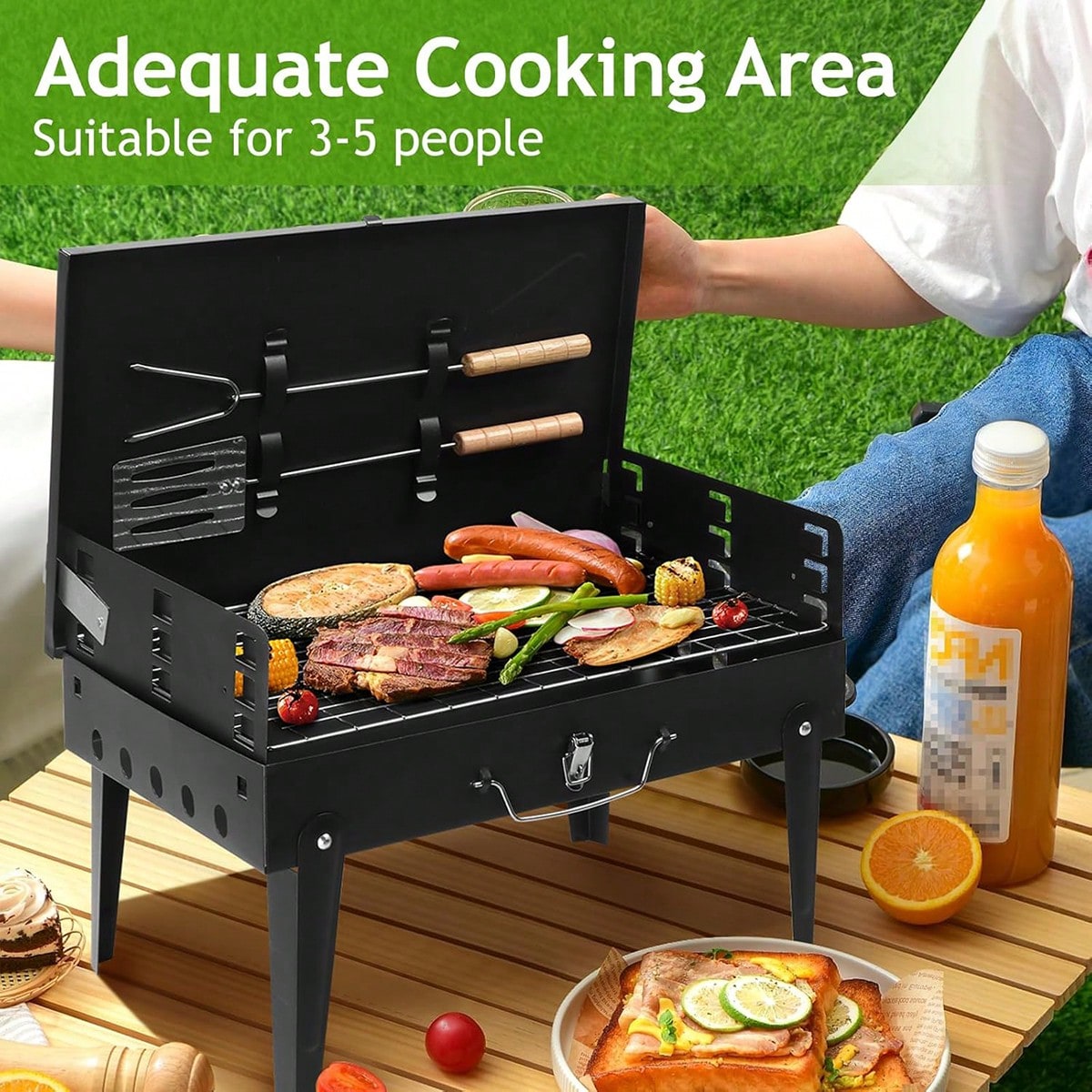 1 barbecue à charbon de bois c - Camping Hiking Cooking avis et prix