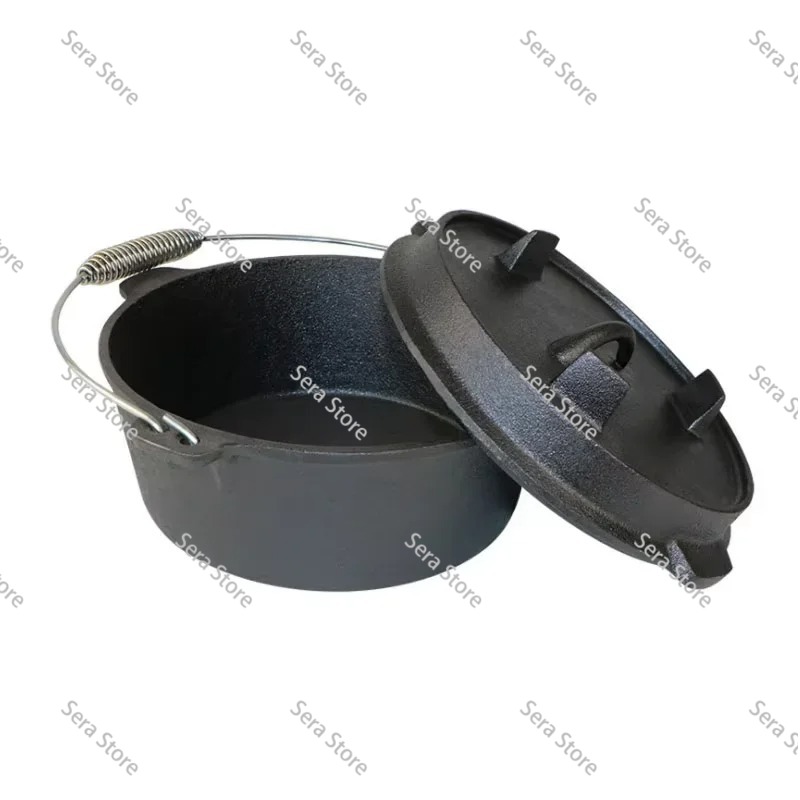 Casserole en fonte de 25 cm, p - Camp Dutch Oven Cast avis et prix